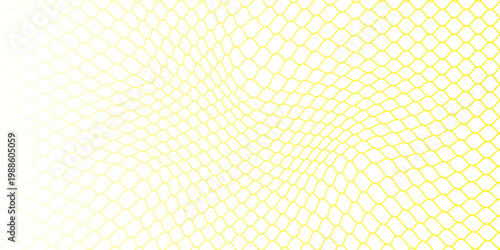 Mesh texture for fishing nets gold color gradient. Seamless pattern for sportswear or soccer goal, volleyball net, basketball hoop. abstract background vector.