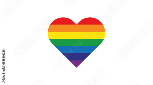 Rainbow Heart Symbol for Pride Month Celebrations An Emblem of Love and Inclusivity