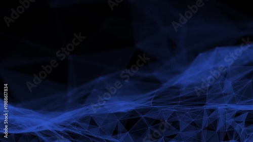 Animated triangles lines and dots