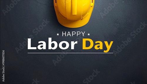 Happy Labor Day banner. Design template.