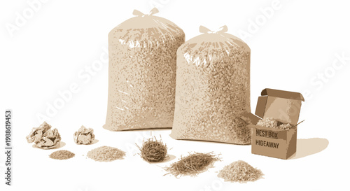 Wood Shavings and Nesting Materials for Small Animals