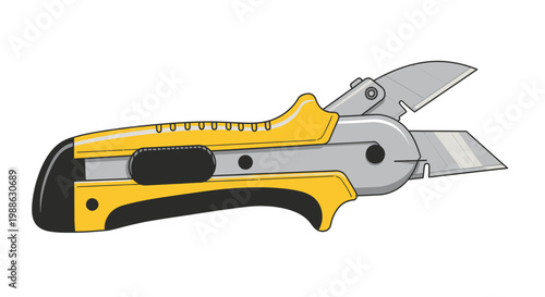 Utility Knife with Retractable Blade, Tool for Crafting and DIY Projects