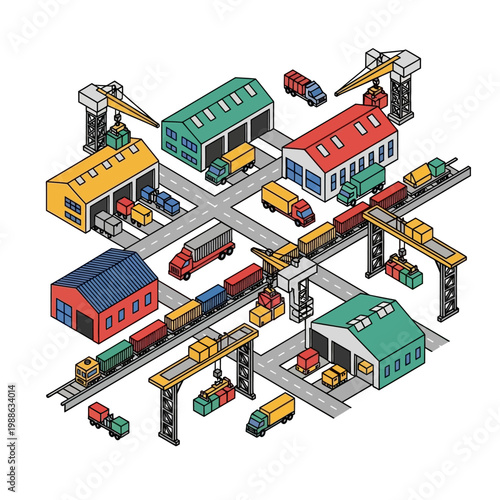 Trains and Railway Station Infrastructure.