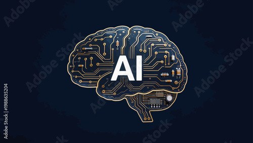 AI brain circuit design