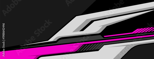 vector car livery graphic with exclusive color. abstract background design for vehicle vinyl wrap.