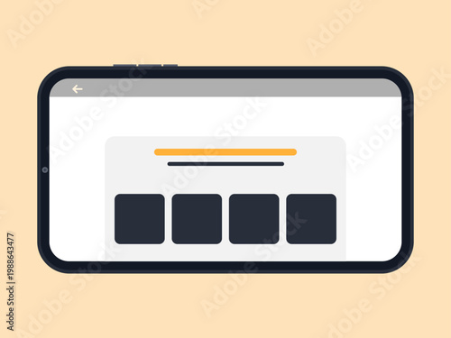 Mobile App Dashboard Interface Mockup