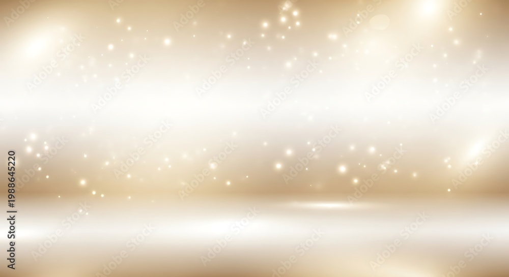 Naklejka premium Blurred warm bokeh background with soft light spots and gradient tones warm tones