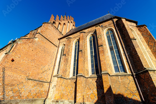 Exterior of the Corpus Christi Catholic Church Biecz, Lesser Poland Voivodeship, Gorlice County, Southeastern Poland, Europe