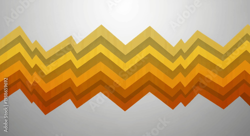 Abstract Chevron Pattern with Warm Color Gradient.