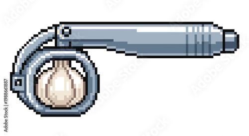 Garlic Press Tool for Food Preparation.