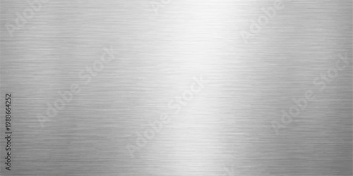Aluminum brushed surface texture, silver metal background with fine linear grain, modern industrial backdrop ideal for product showcase and branding design