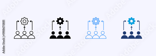 Stakeholder Icon Set Multistyle Various Collection Element For Design