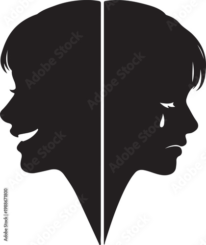 silhouette of a girl