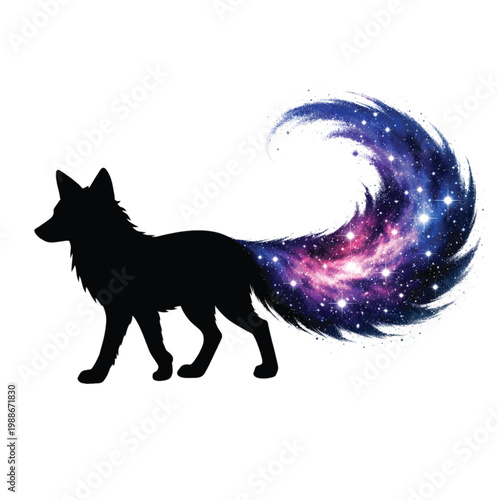wolf in the night