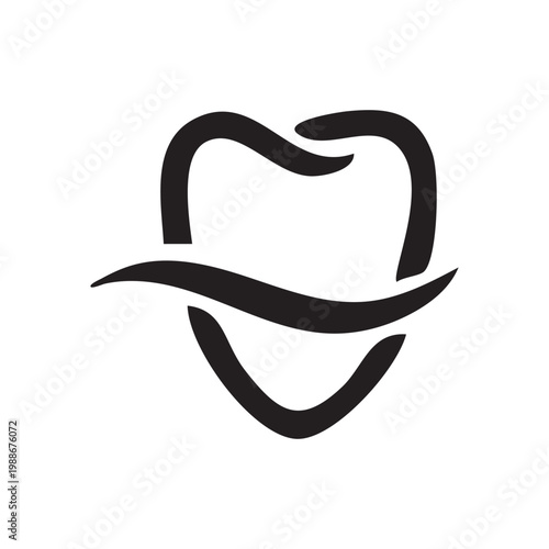 Tooth icon for dental care