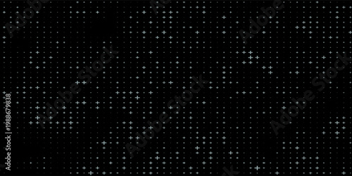 Snow, stars, fairy twinkling lights, rain drops on black background. Abstract vector noise. Small particles of debris and dust. Distressed uneven grunge texture overlay.