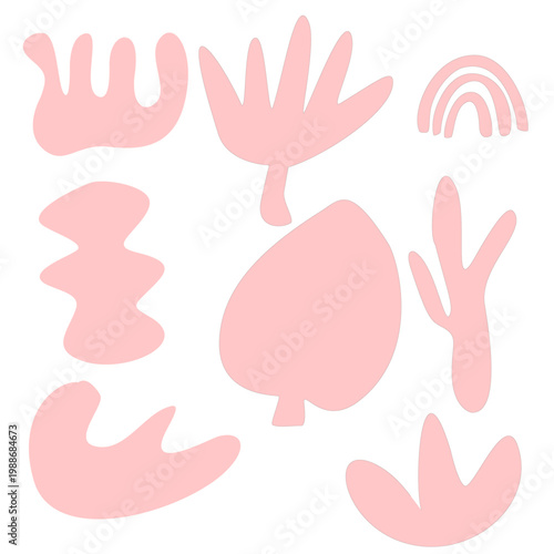 Collection of abstract shapes 