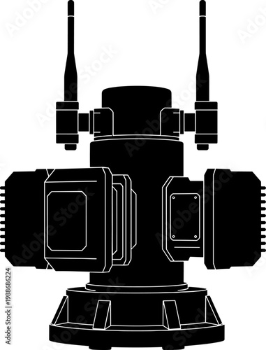 Advanced radar sensor silhouette with dual antenna arrays