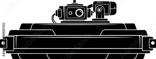 Unmanned ground vehicle with optical sensor system for reconnaissance