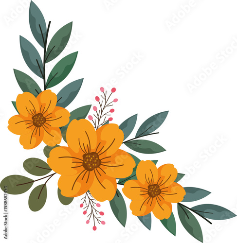 vector illustration of a flower
