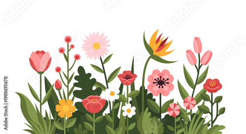 A minimalist illustration of green foliage cascading from the corner, conveying a sense of freshness and natural beauty. Ideal for backgrounds, websit