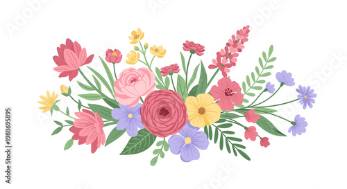 A delicate floral design with a clean aesthetic, ideal for backgrounds, spring themes, or adding a touch of nature to websites and social media conten