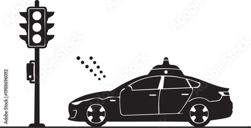 Self Driving Autonomous Car at Traffic Light