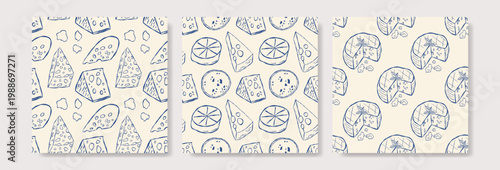 Creamy cheese slices form elegant, hand drawn patterns