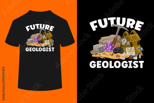 Future Geologist Boy Geology Kids Geologist T-Shirt
