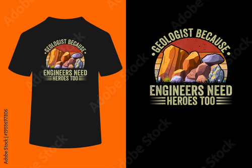 Geologist Engineers Geology Lover Rock Collector T-Shirt
