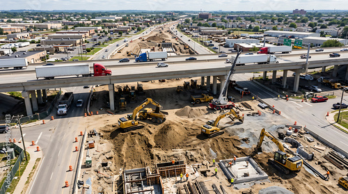 Highway construction and infrastructure development