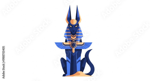 Anubis Egyptian God of the Dead and Afterlife.