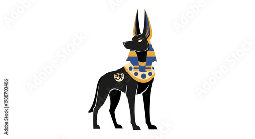 Anubis Egyptian God of the Dead and Afterlife 2.