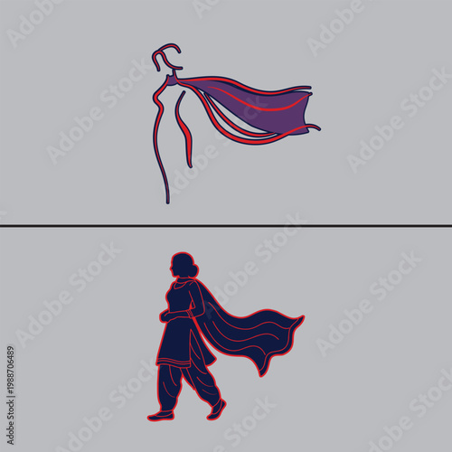 women's boutique elements silhouette
