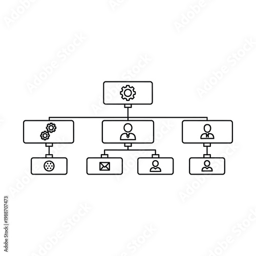 Leadership and Team Direction Diagram with Key Elements for Effective Team Management and Guidance.