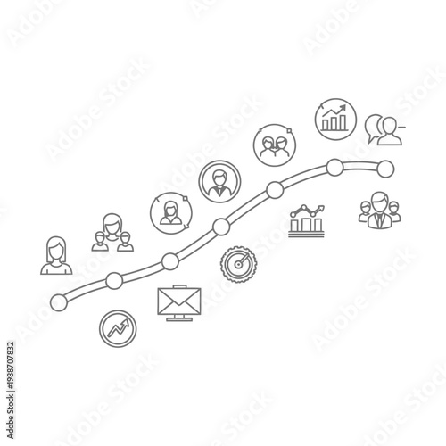 Leadership and Team Direction Diagram with Key Elements for Effective Team Management and Guidance.