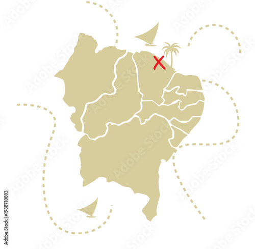 NORDESTE BRASILEIRO VETOR