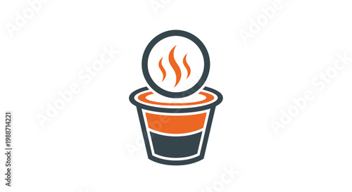A Conceptual Visual Of Freshly Brewed Hot Beverage And Steaming Aroma Symbolism