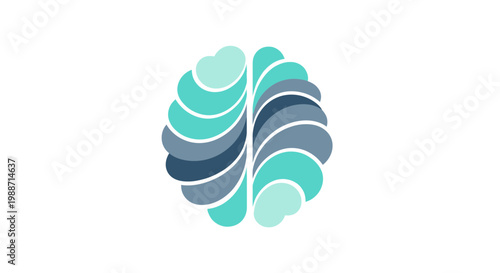 Abstract Brain Illustration Depicting Thought Process, Creativity, And Cognitive Functioning