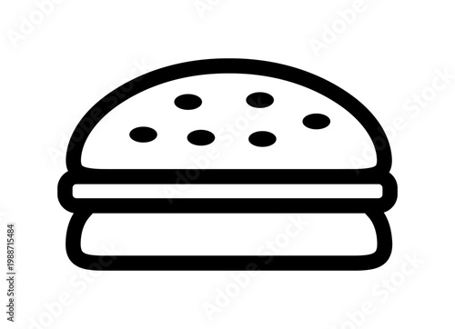 hamburger icon on white background