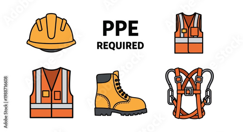 Personal Protective Equipment Safety Gear.