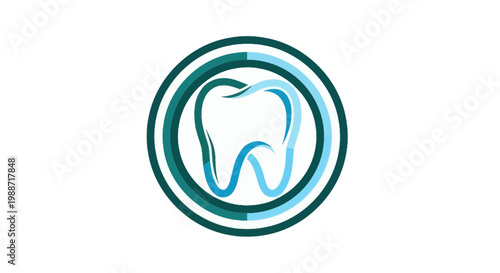 Abstract Dental Logo Design for Professional Clinics and Healthcare Businesses