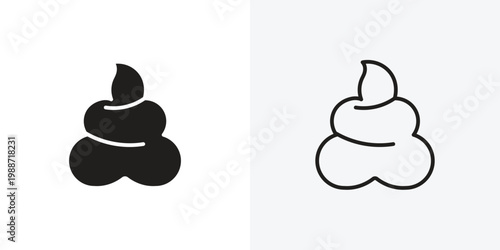 Poop vectors icons pack for apps and Ui Ux desigs