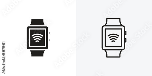 Smartwatch vectors icons pack for apps and Ui Ux desigs
