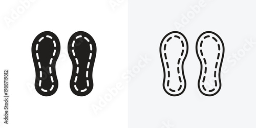 Obraz na płótnie Soles vectors icons pack for apps and Ui Ux desigs