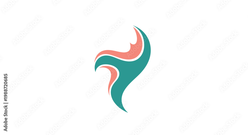 Obraz premium Abstract Elegant Artwork Showing A Fluid and Graceful Wave Design with Soft Color Palettes