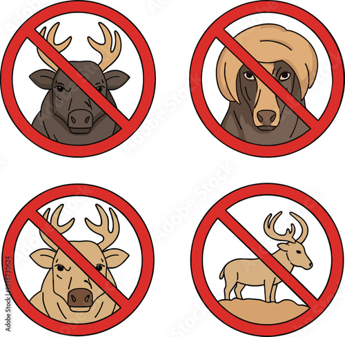 Endangered species day protecting wildlife deer moose and other vulnerable animals