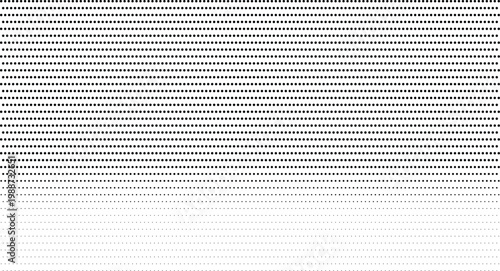 Monochrome halftone dot pattern texture with digital noise and glitch effects isolated on transparent background, Vector, illustration