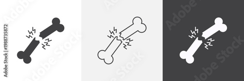 Bild auf Leinwand Osteoporosis icon element for design projects and web designs