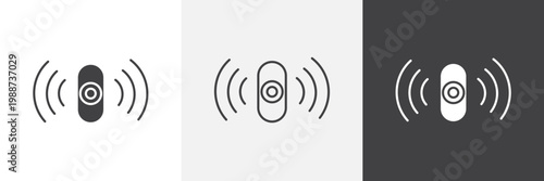 Sensor icon element for design projects and web designs